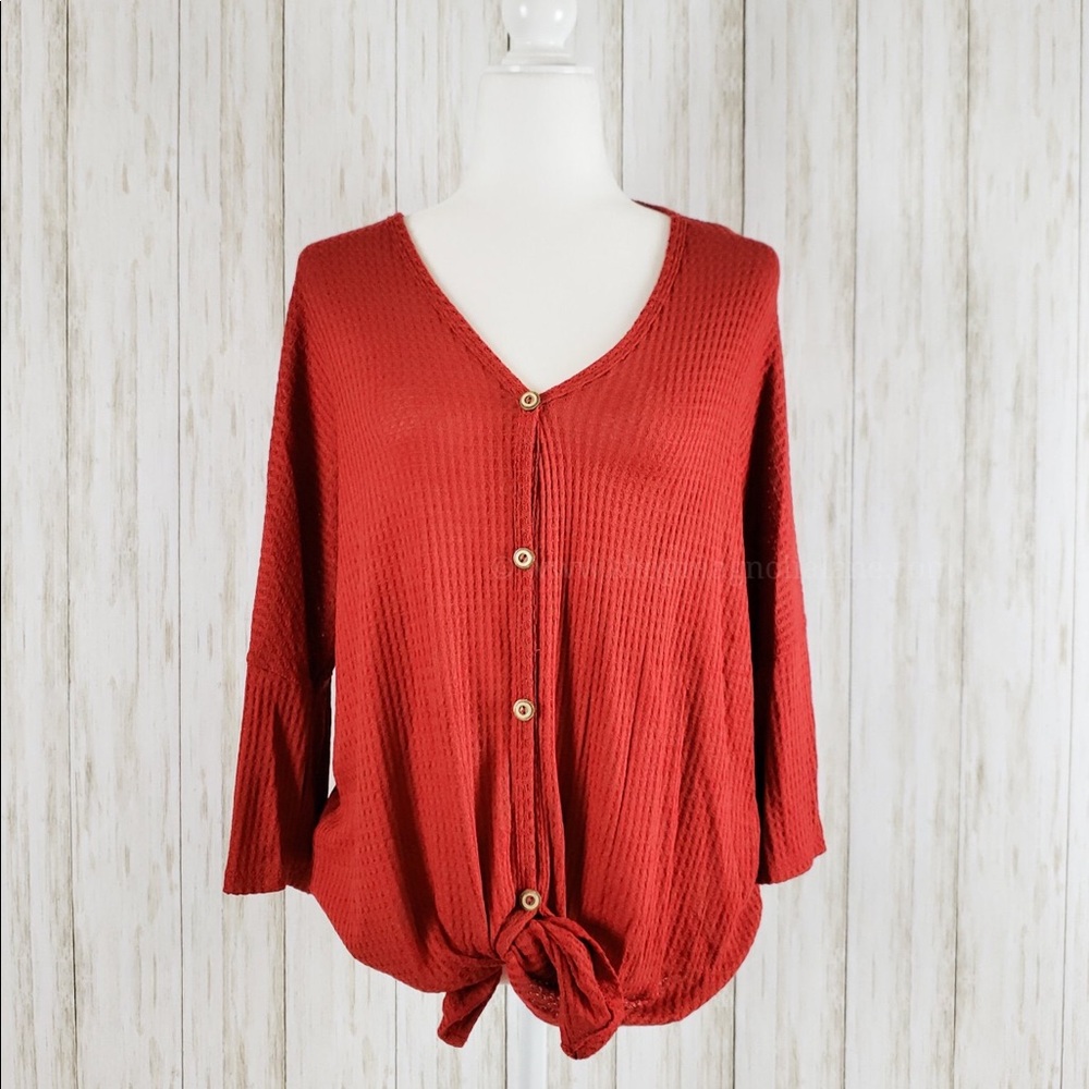 Drop Shoulder Solid Top